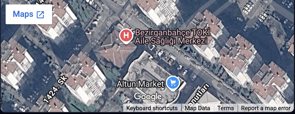 Vetra Bezirganbahçe harita önizlemesi